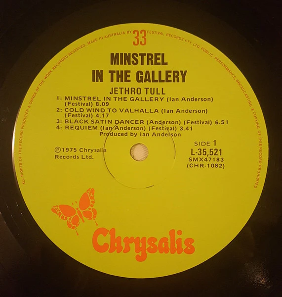 Jethro Tull – Minstrel In The Gallery (VG+/VG+) – LP, AU 1975 - Image 5