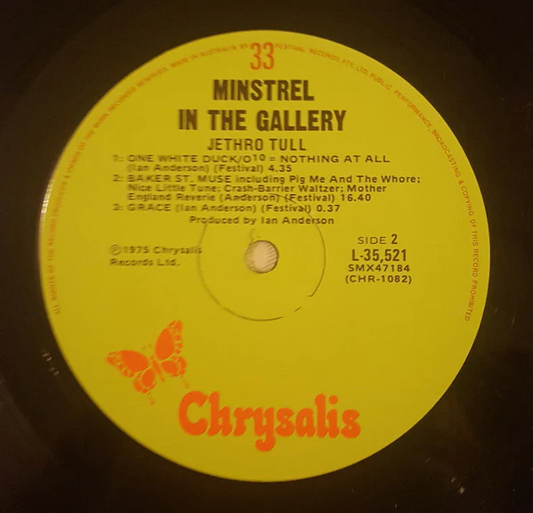 Jethro Tull – Minstrel In The Gallery (VG+/VG+) – LP, AU 1975 - Image 6