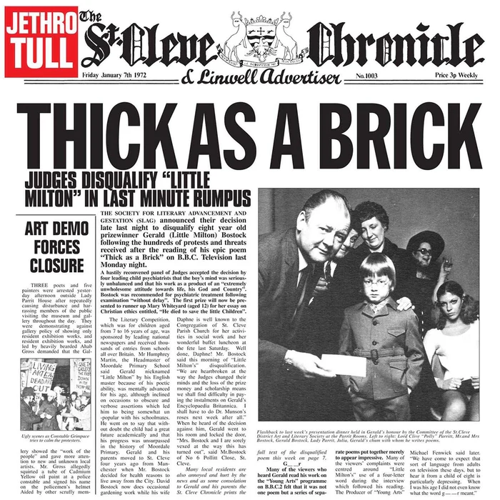 Jethro Tull – Thick As A Brick (Steven Wilson Stereo Mix)