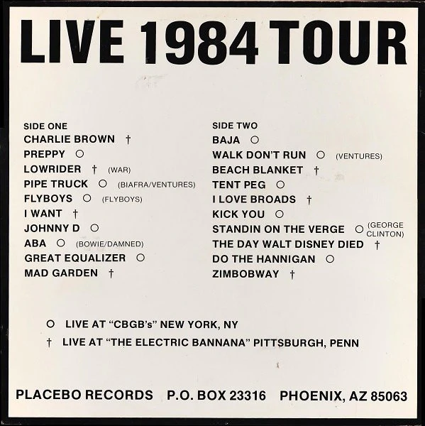 J.F.A. – Live 1984 Tour (VG+/VG+) – LP, US 1985 - Image 2