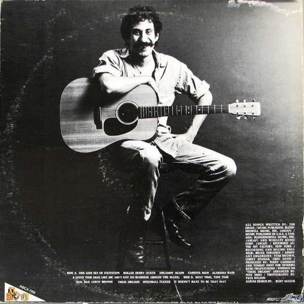 Jim Croce – Life And Times (VG/VG+) – LP, US 1973 - Image 2