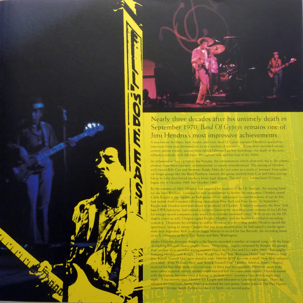 Jimi Hendrix – Band Of Gypsys (VG+/VG+) – LP, EU 2010 - Image 10
