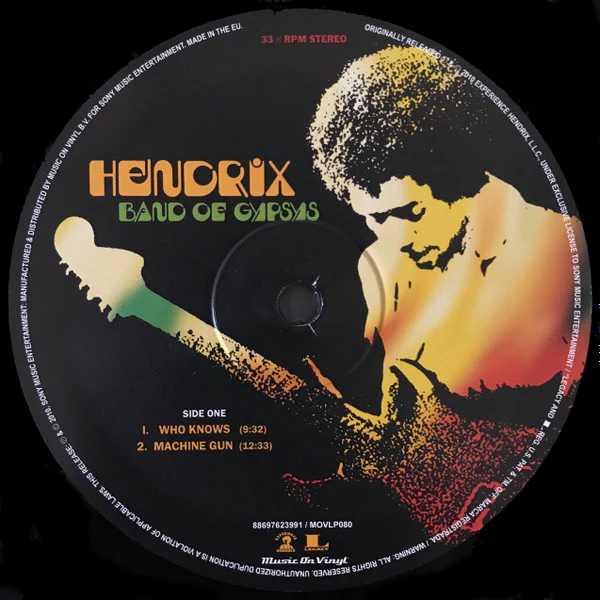 Jimi Hendrix – Band Of Gypsys (VG+/VG+) – LP, EU 2010 - Image 6