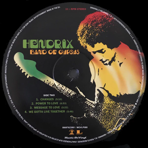Jimi Hendrix – Band Of Gypsys (VG+/VG+) – LP, EU 2010 - Image 7