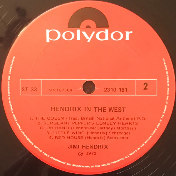 Jimi Hendrix – Hendrix In The West (VG/VG+) – LP, AU 1972 - Image 5