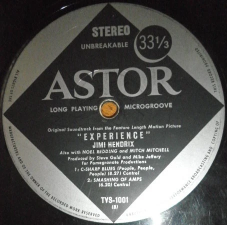 Jimi Hendrix – Original Soundtrack Of The Motion Picture "Experience" (E/VG+) – LP, AU 1971 - Image 4