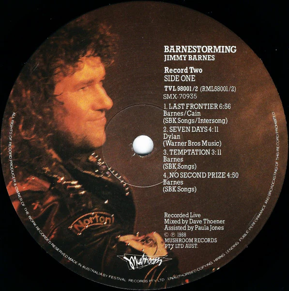 Jimmy Barnes – Barnestorming (VG/VG+) – 2xLP, AU 1988 - Image 5