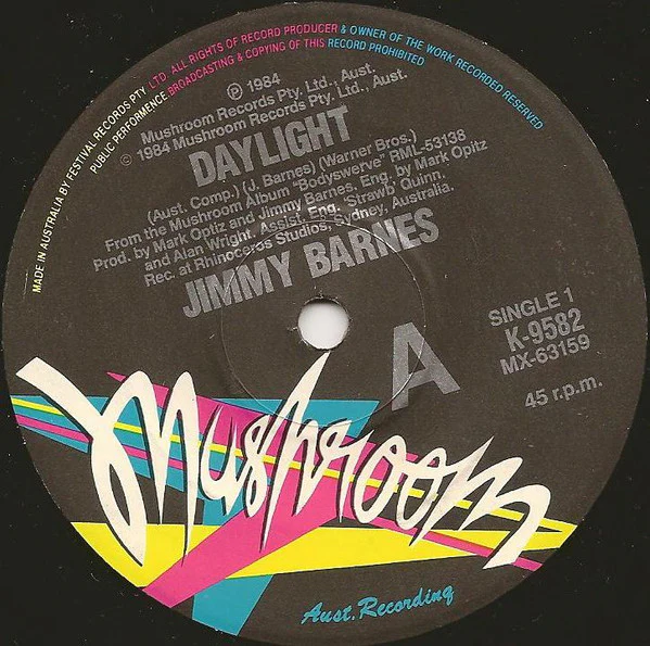 Jimmy Barnes – Daylight (E/VG+) – 2x7", AU 1985 - Image 3