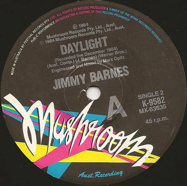 Jimmy Barnes – Daylight (E/VG+) – 2x7", AU 1985 - Image 5