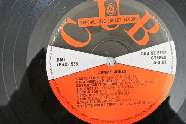 Jimmy Jones – Good Timin' (VG+/VG+) – LP, US 1986 - Image 4
