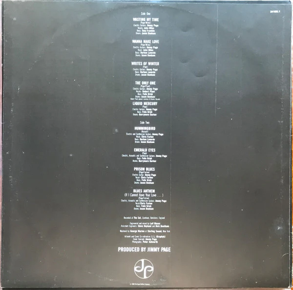 Jimmy Page – Outrider (VG+/VG+) – LP, AU 1988 - Image 6