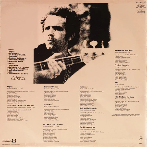 J.J. Cale – Okie (VG/VG+) – LP, ZA 1982 - Image 2