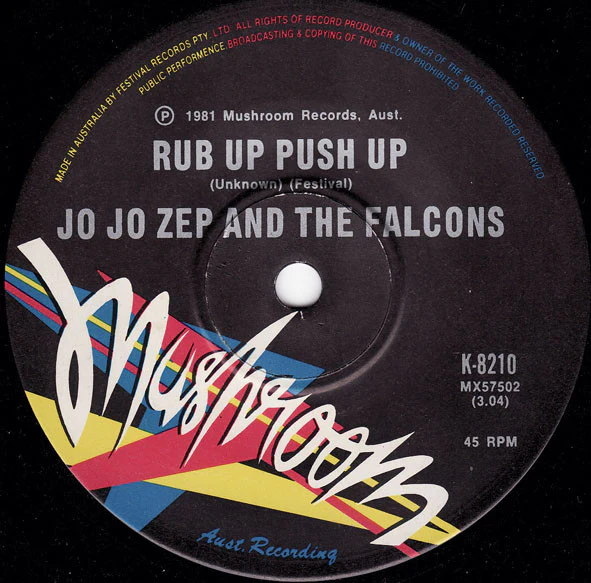Jo Jo Zep and the Falcons – Sweet (VG+/Generic) – 7", AU 1981 - Image 2