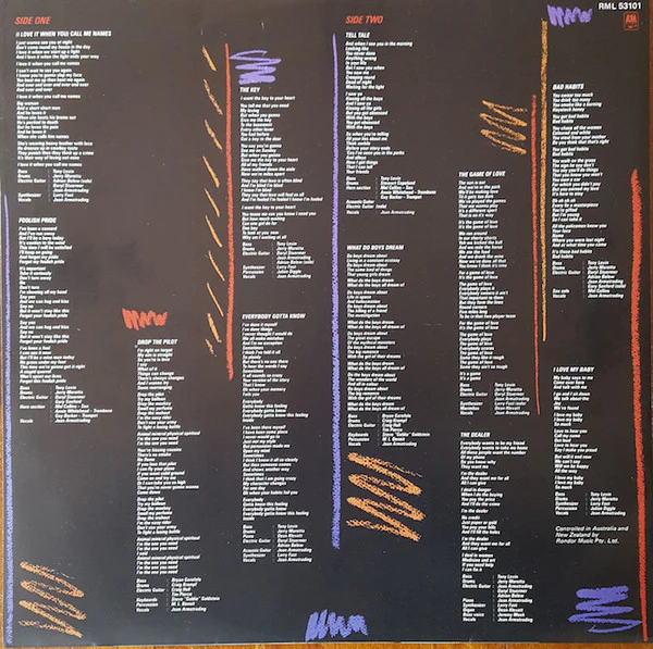 Joan Armatrading – The Key (VG+/VG+) – LP, AU 1983 - Image 6