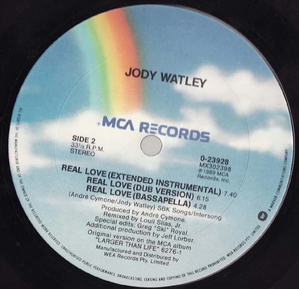 Jody Watley – Real Love (VG/VG) – 12", AU 1989 - Image 3