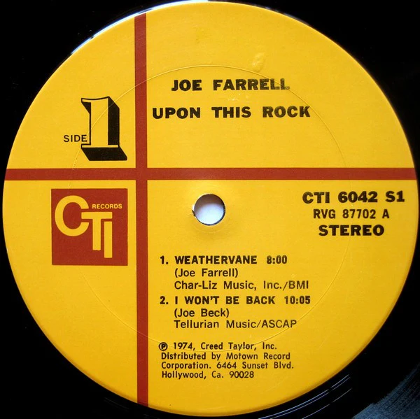 Joe Farrell – Upon This Rock (VG+/VG+) – LP, US 1974 - Image 5