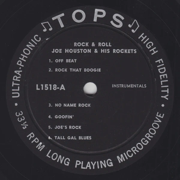 Joe Houston & His Rockets – Rock And Roll (VG/VG+) – LP, US 1957 - Image 3