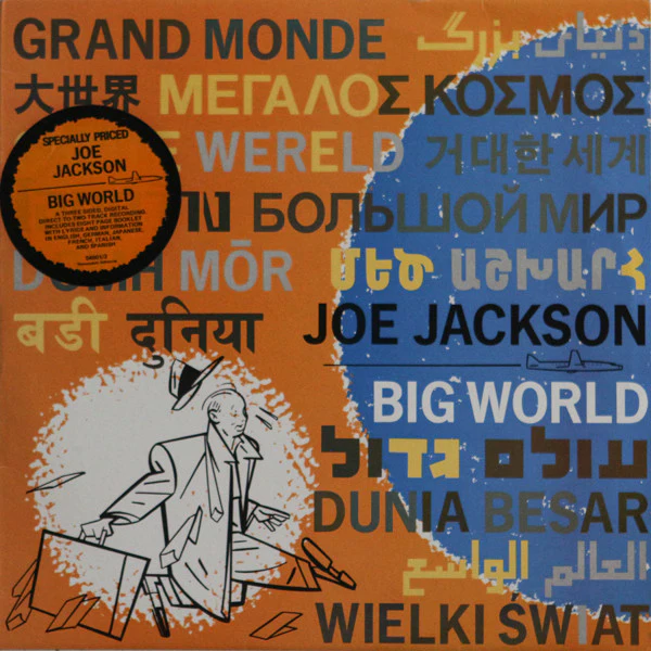 Joe Jackson – Big World (VG+/VG+) – LP, AU 1986