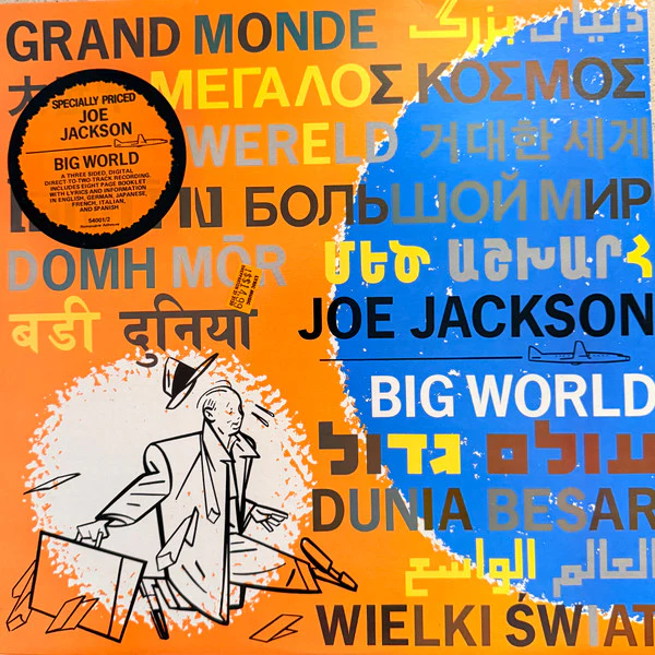 Joe Jackson – Big World (VG+/VG+) – LP, AU 1986 - Image 8