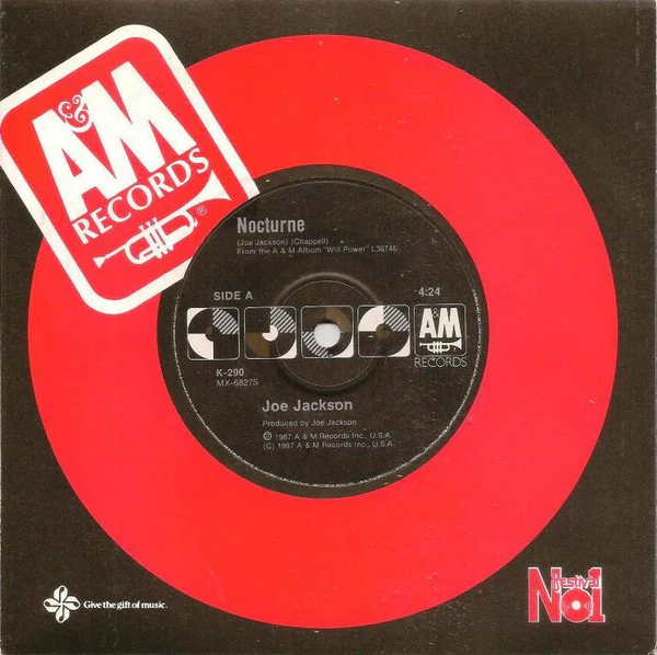 Joe Jackson – Nocturne (VG+/Generic) – 7", AU 1987 - Image 3