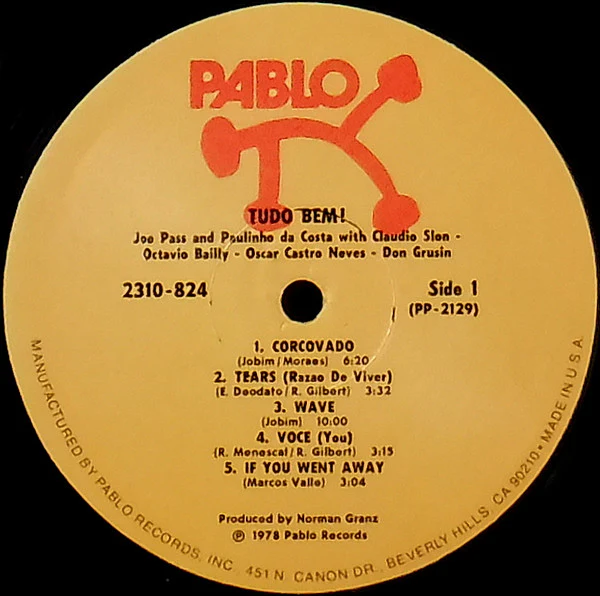 Joe Pass, Paulinho Da Costa – Tudo Bem! (E/E) – LP, US 1978 - Image 3