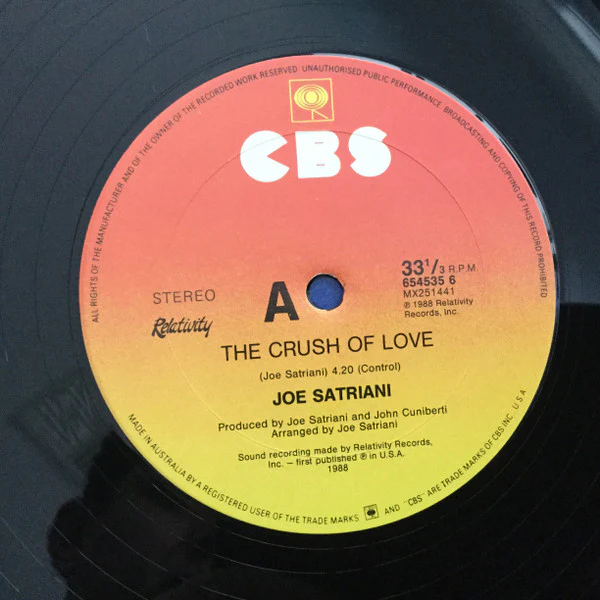 Joe Satriani – Dreaming #11 (VG+/E) – 12", AU 1988 - Image 4