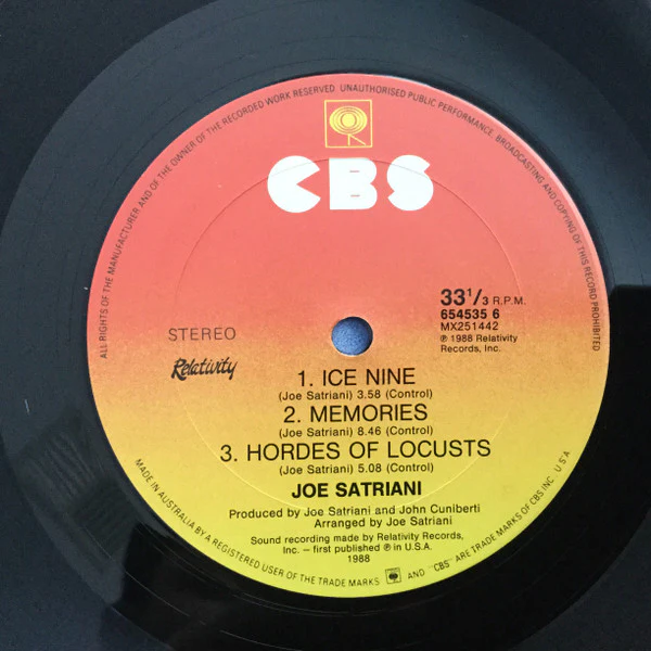 Joe Satriani – Dreaming #11 (VG+/E) – 12", AU 1988 - Image 5