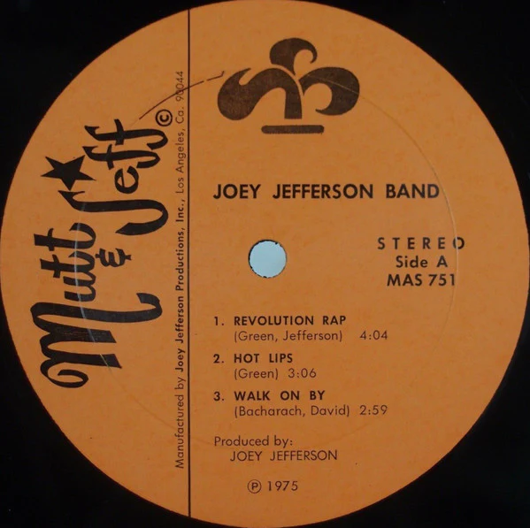 Joey Jefferson Band – The Joey Jefferson Band (E/VG+) – LP, US 1975 - Image 3