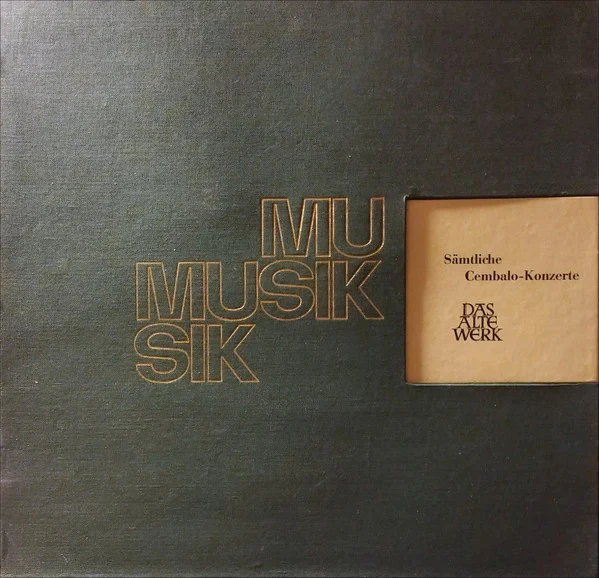 Johann Sebastian Bach, Gustav Leonhardt, Leonhardt-Consort, Concentus Musicus Wien – Sämtliche Cembalo-Konzerte (Mit Originalinstrumenten) (VG/VG+) – 5xLP, DE 1972 - Image 2