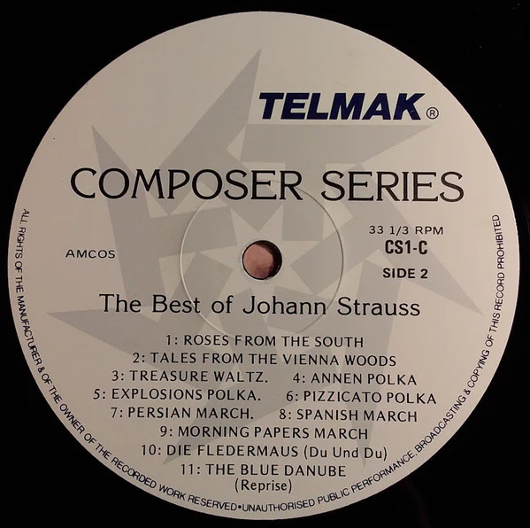Johann Strauss Jr. – The Best Of Strauss (E/E) – LP, AU 1984 - Image 4