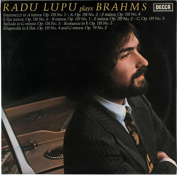 Johannes Brahms, Radu Lupu – Radu Lupu Plays Brahms (VG+/VG+) – LP, UK 1978