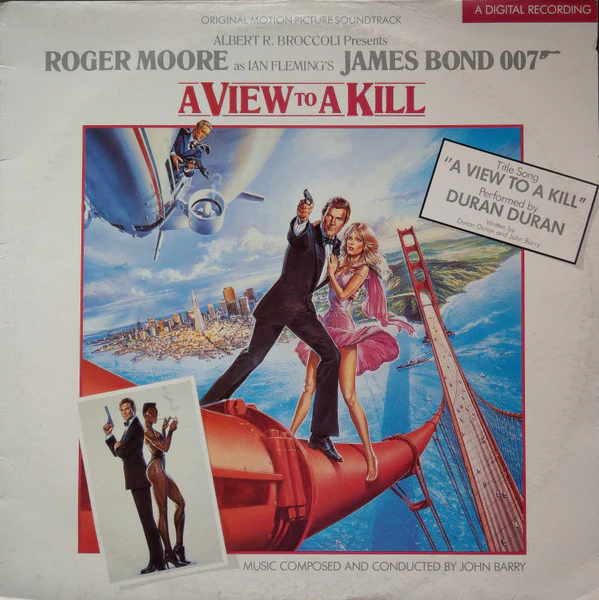 John Barry – A View To A Kill (Original Motion Picture Soundtrack) (E/VG+) – LP, AU 1985