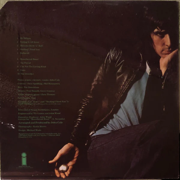 John Cale – Slow Dazzle (VG+/VG+) – LP, US 1975 - Image 2