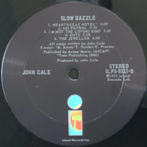 John Cale – Slow Dazzle (VG+/VG+) – LP, US 1975 - Image 6