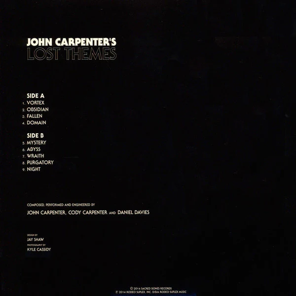 John Carpenter – Lost Themes (VG+/VG+) – LP, US 2015 - Image 4