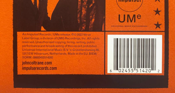 John Coltrane, Eric Dolphy – Evenings At The Village Gate (E/E) – 2xLP, EU 2023 - Image 10