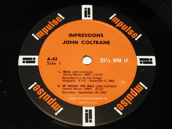 John Coltrane – Impressions (VG/VG+) – LP, US 1963 - Image 7