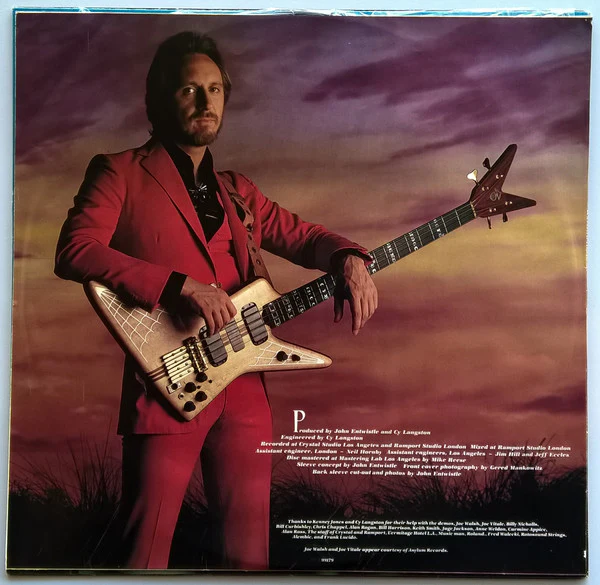 John Entwistle – Too Late The Hero (E/E) – LP, AU 1981 - Image 3