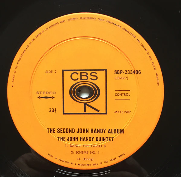 John Handy Quintet – The 2nd John Handy Album (VG+/VG+) – LP, AU 1967 - Image 3