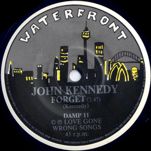 John Kennedy – Forget / The End Of The Affair (E/VG+) – 7", AU 1984 - Image 2