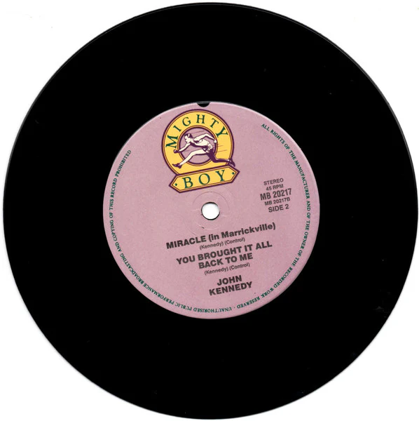 John Kennedy – Out Of Town (E/VG+) – 7", AU 1989 - Image 4