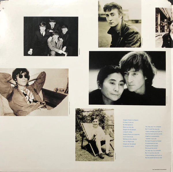 John Lennon – Imagine (Music From The Motion Picture) (VG/VG+) – 2xLP, AU 1988 - Image 3
