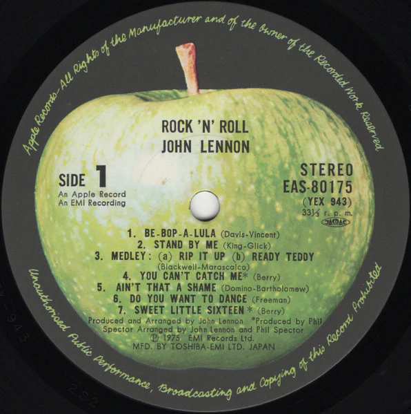 John Lennon – Rock 'N' Roll (VG+/E) – LP, JP 1975, With OBI - Image 3