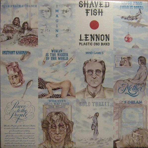 John Lennon, The Plastic Ono Band – Shaved Fish (VG/VG) – LP, AU 1975