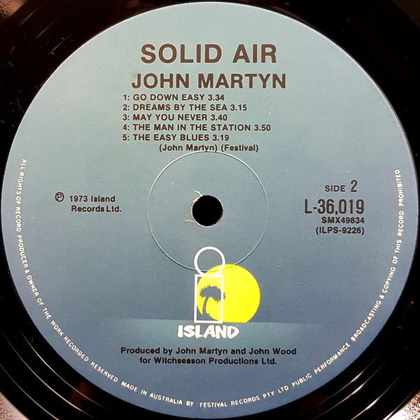 John Martyn – Solid Air (VG+/VG+) – LP, AU - Image 6