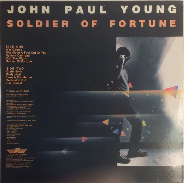 John Paul Young – Soldier Of Fortune (VG+/VG) – LP, AU 1983 - Image 2