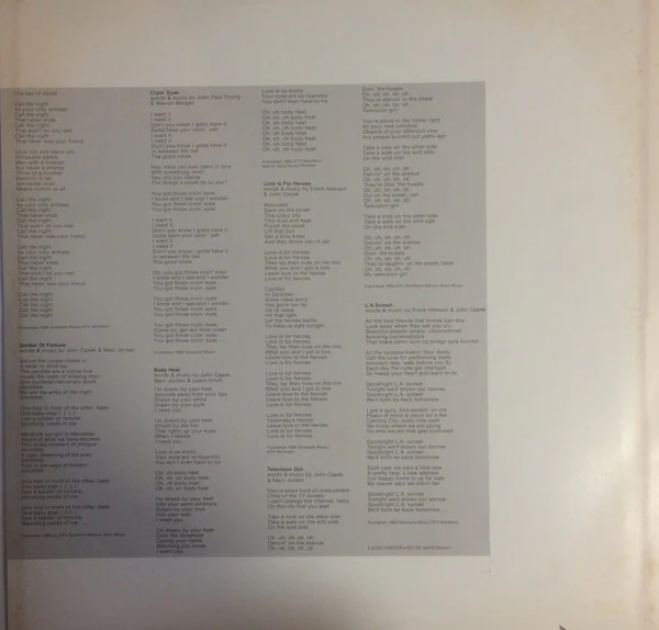 John Paul Young – Soldier Of Fortune (VG+/VG) – LP, AU 1983 - Image 3