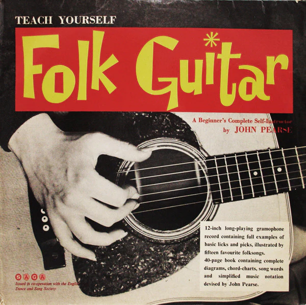 John Pearse – Teach Yourself Folk Guitar (VG/VG+) – LP, UK 1963