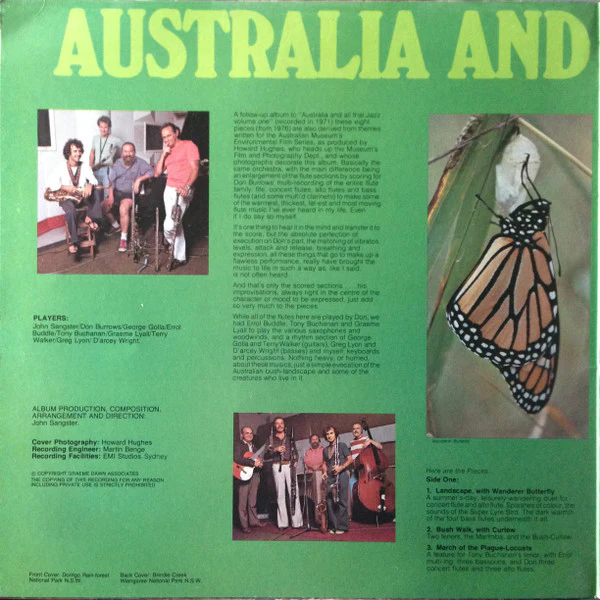 John Sangster – Australia And All That Jazz Vol. 2 (VG/VG) – LP, AU 1976 - Image 3