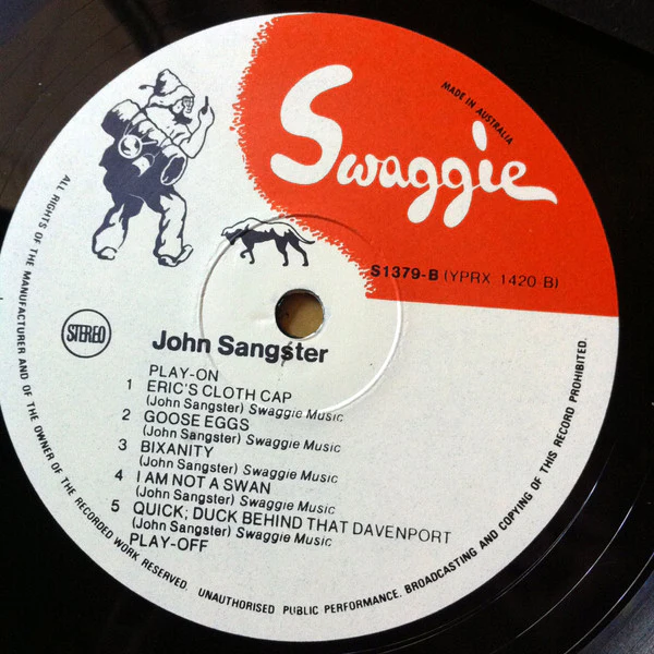 John Sangster – For Leon Bismarck Volume 1 (VG+/VG+) – LP, AU 1977 - Image 4